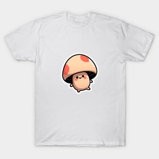 cute happy mushroom illustration T-Shirt